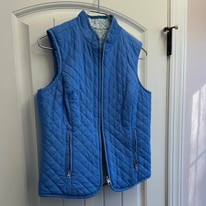 Vineyard Vines Women’s Blue Quilted Vest